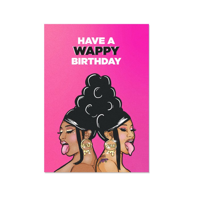 Grußkarte - Hab einen WAPPY Geburtstag - Makagi - Grußkarten