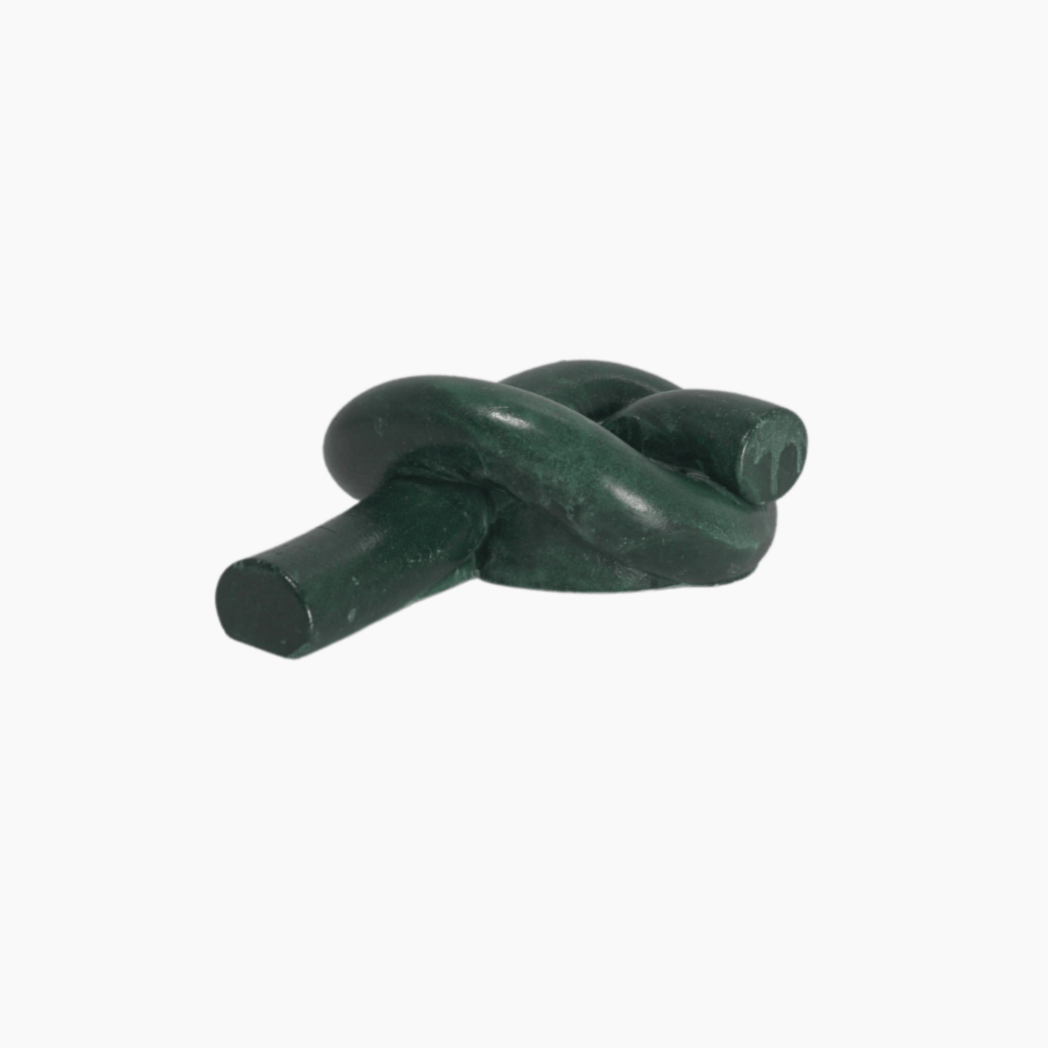 Makagi-Jesmonite-kerzenhalter-knoten-marble green