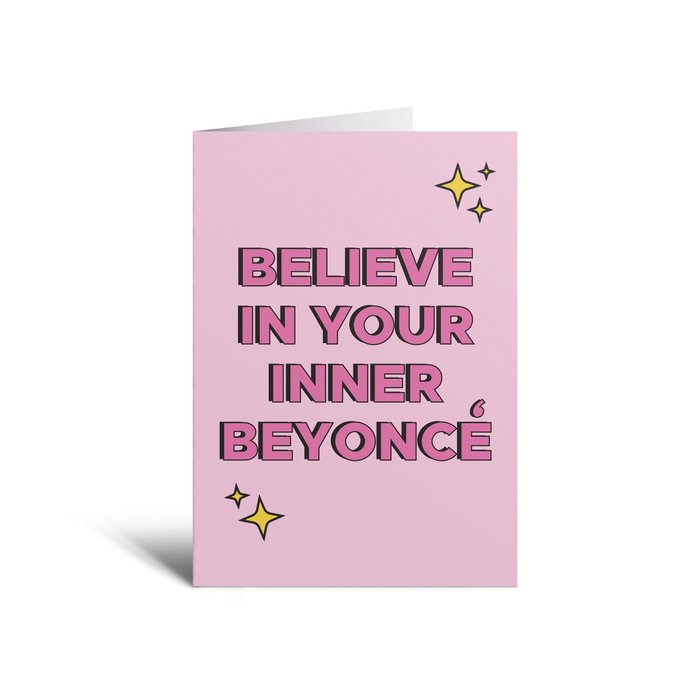 Glauben Sie an Ihre innere Beyonce Grußkarte - Makagi - Grußkarten